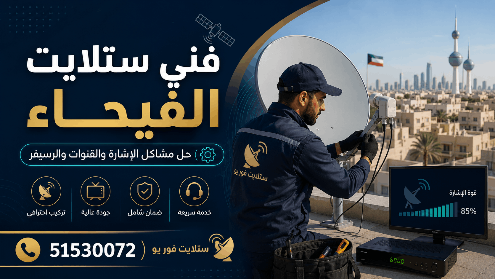 فني ستلايت الفيحاء